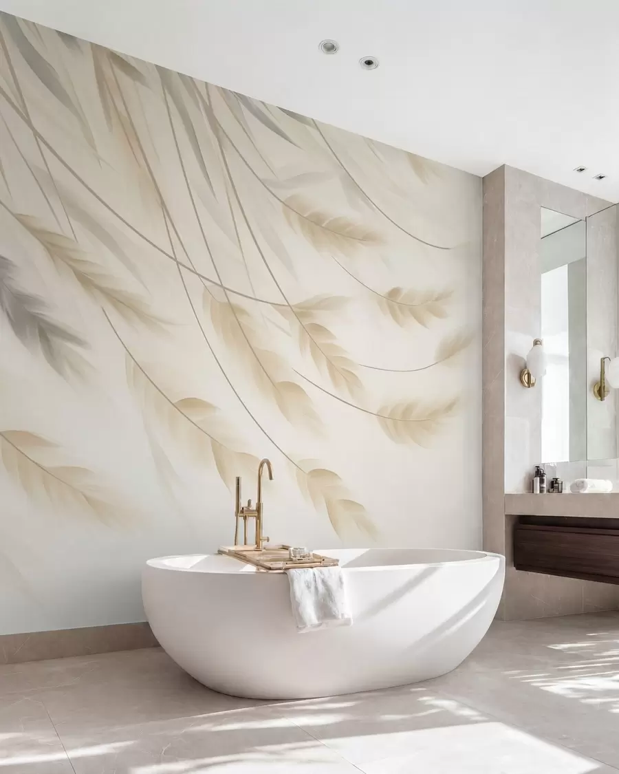 wall murals Апстрактна слика имитације класја кукуруза w05589