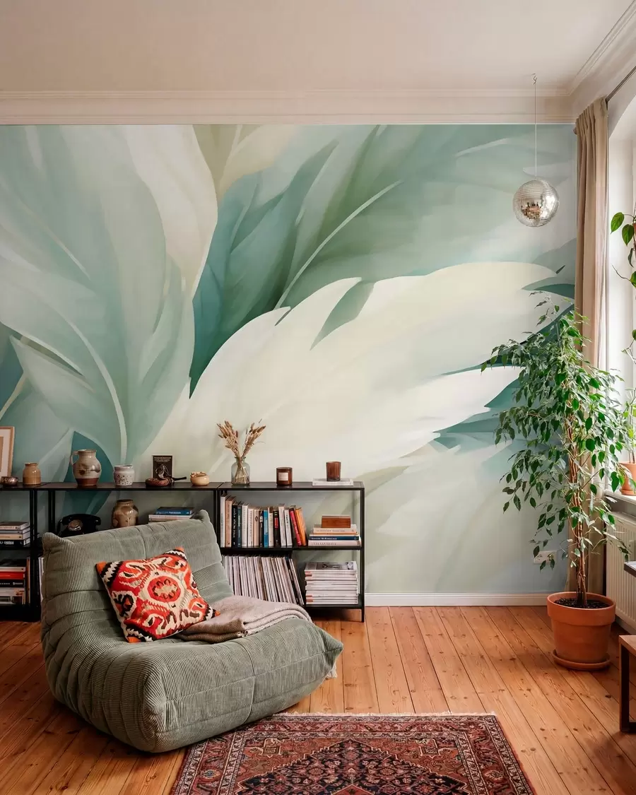 wall murals Шпиљасти листови w05744