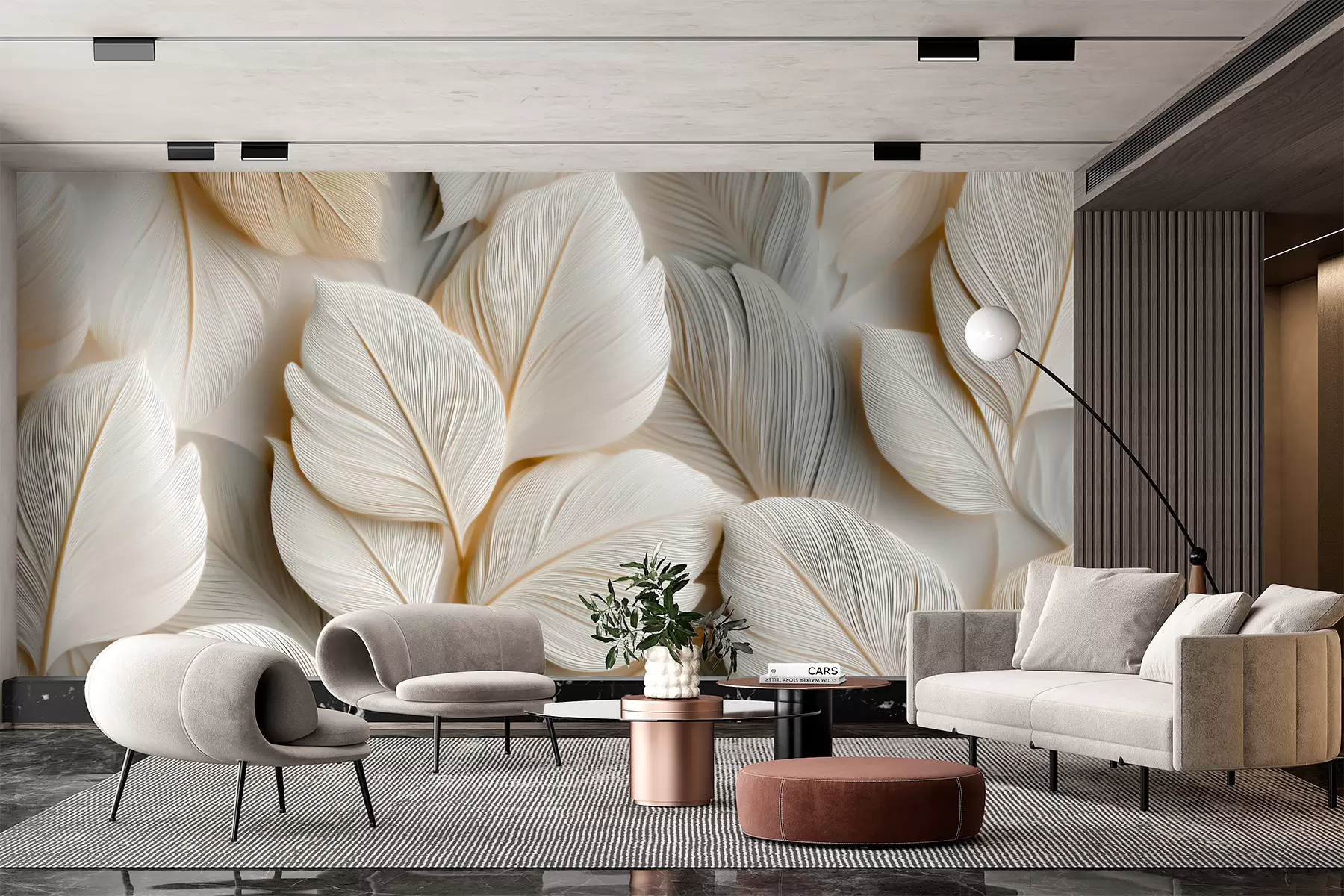 wall murals Шпиљасти листови w05747