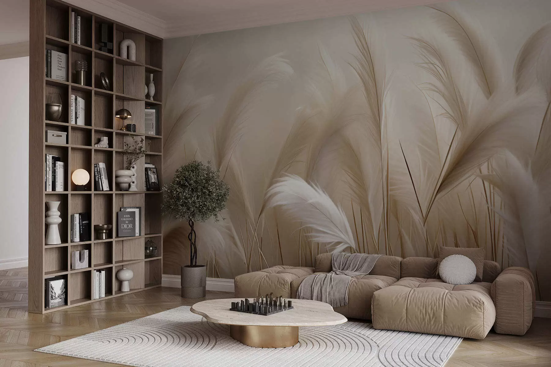 wall murals Пампас трава w05716