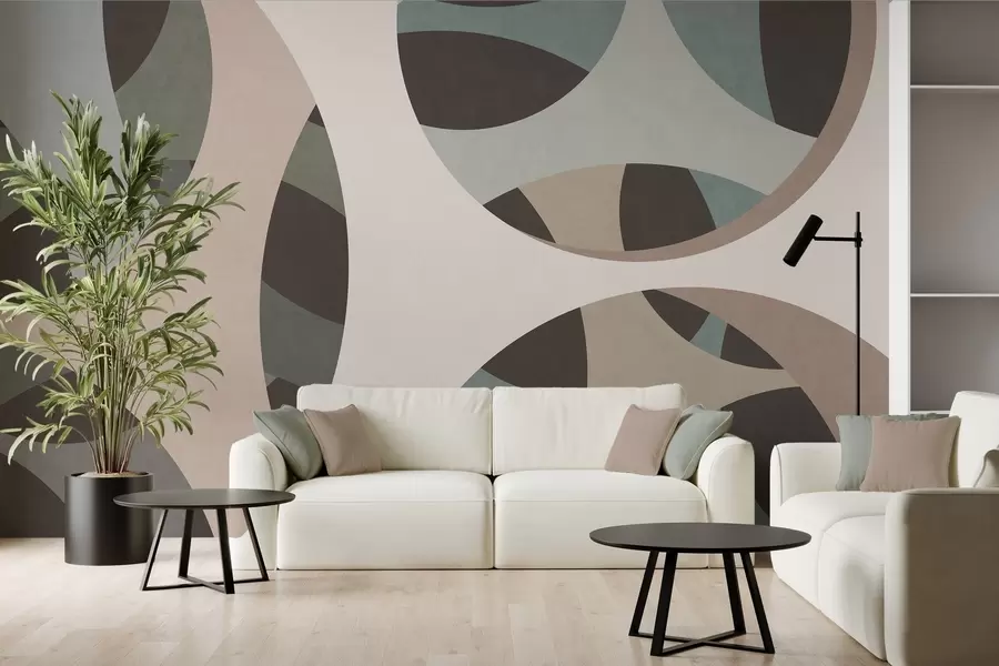 wall murals савремена текстурна апстракција у нијансама беж и природним тоновима w05751v1