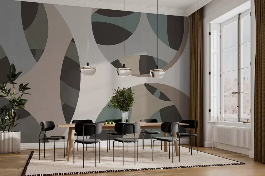 wall murals савремена текстурна апстракција у нијансама беж и природним тоновима w05751v1