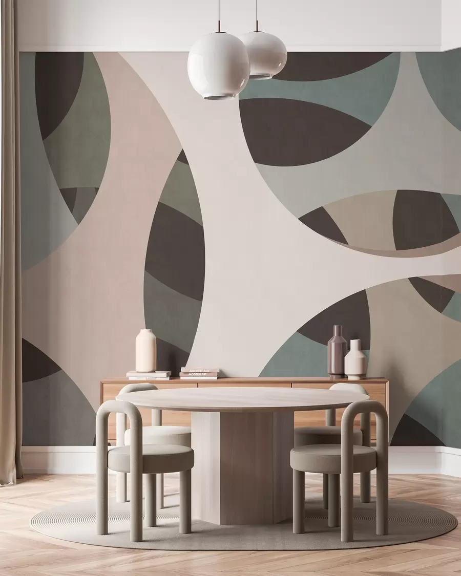 wall murals савремена текстурна апстракција у нијансама беж и природним тоновима w05751v1