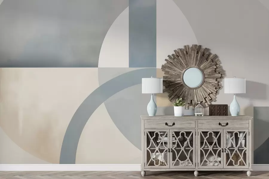 wall murals Геометријска апстракција са имитацијом текстуре w05778