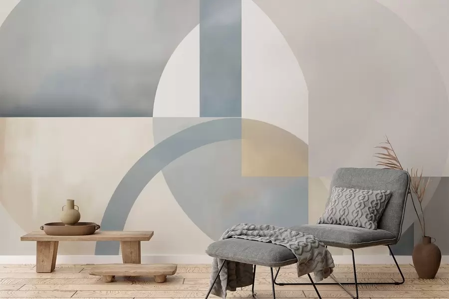 wall murals Геометријска апстракција са имитацијом текстуре w05778