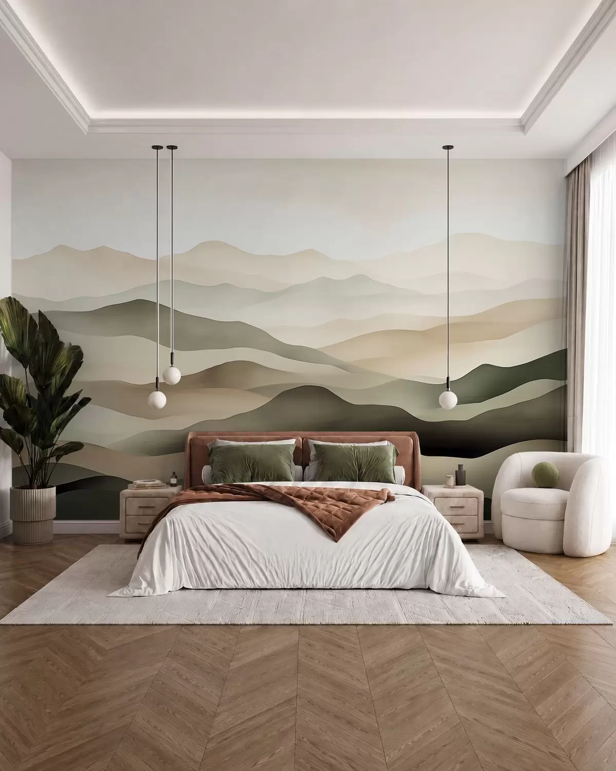 wall murals Магловити хоризонти w09971