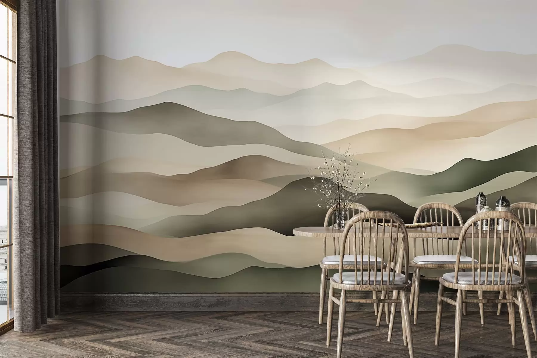 wall murals Магловити хоризонти w09971