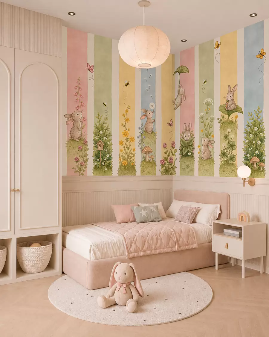 wall murals Livadski drugari na prugama w05730