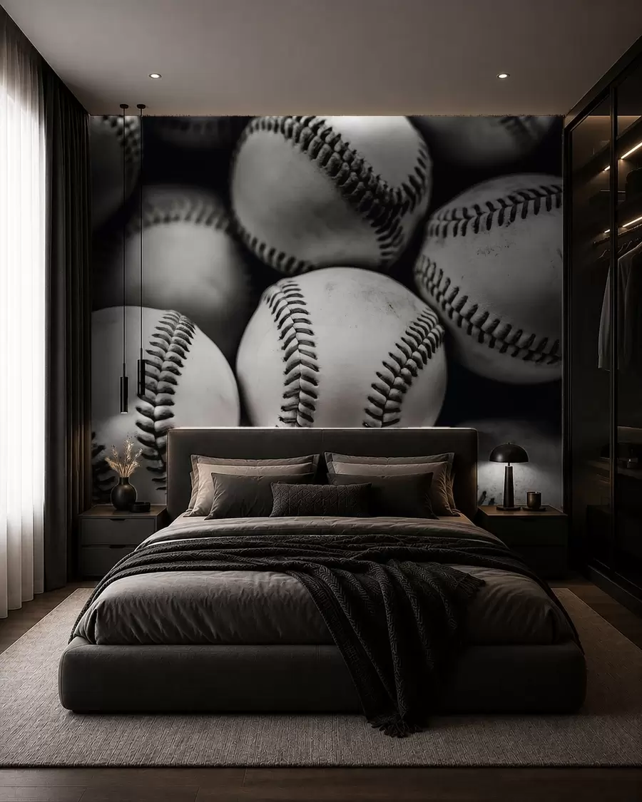 wall murals Бејзбол лопте w09966