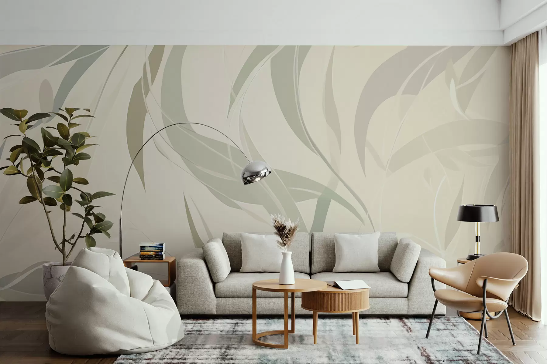 wall murals Шпиљасти листови еукалиптуса w05799