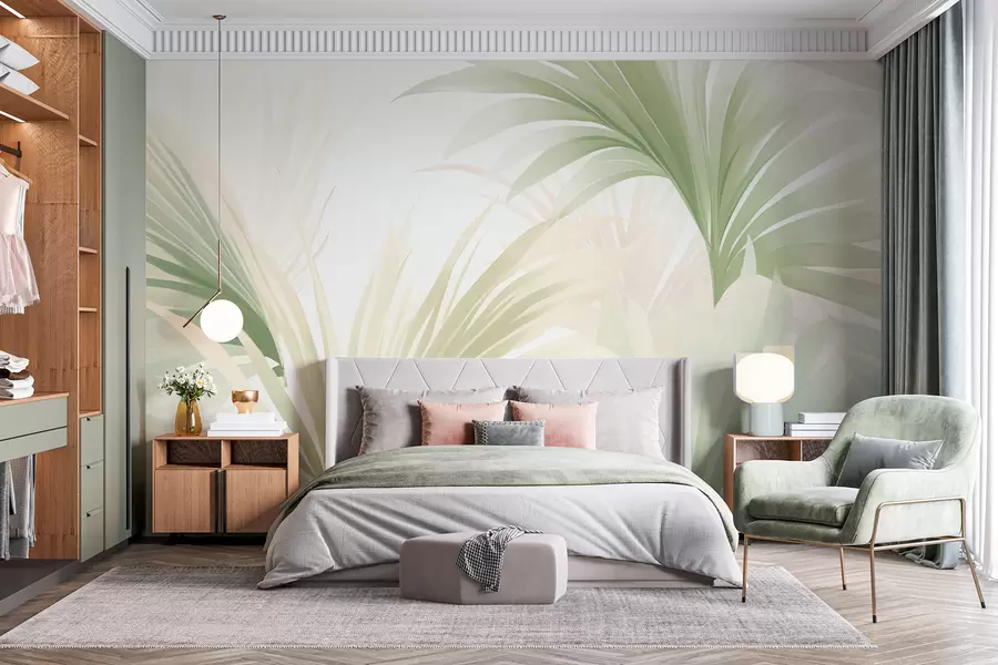 wall murals палмино лишће w05801