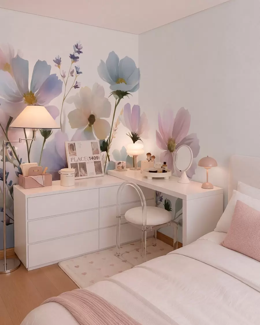 wall murals Дивље цвеће у акварелном стилу w05755