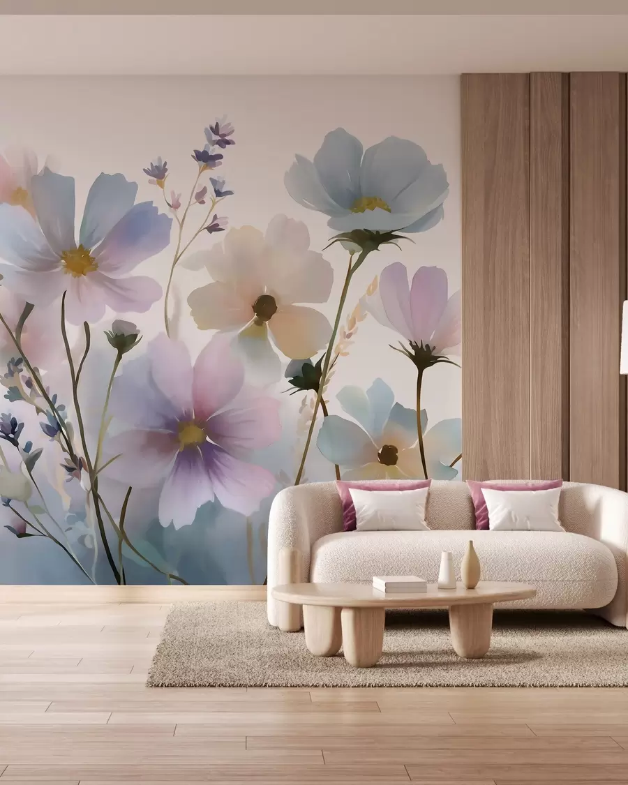 wall murals Дивље цвеће у акварелном стилу w05755