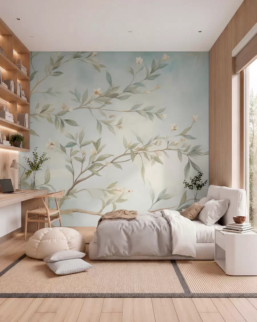 wall murals Грана са цвећем w05677