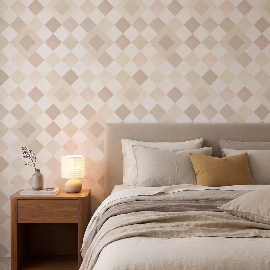 wall murals Дијаманти у топлим кремастим и беж тоновима a01247v2