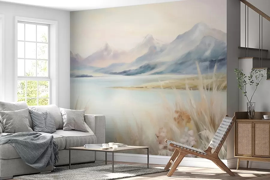 wall murals Језеро и планине w05824