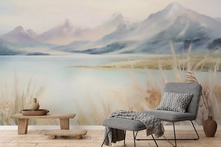 wall murals Језеро и планине w05824