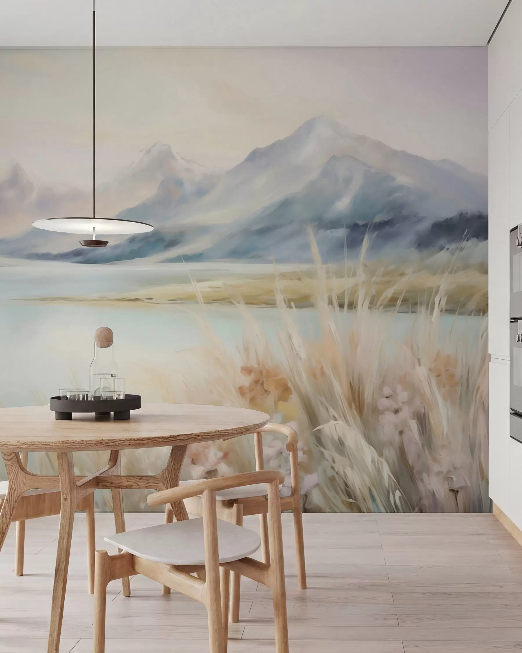 wall murals Језеро и планине w05824