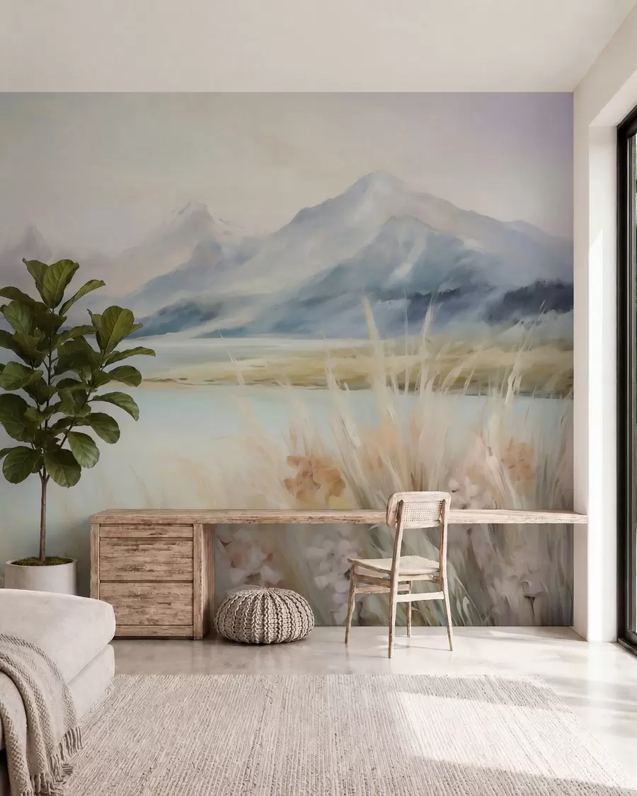 wall murals Језеро и планине w05824