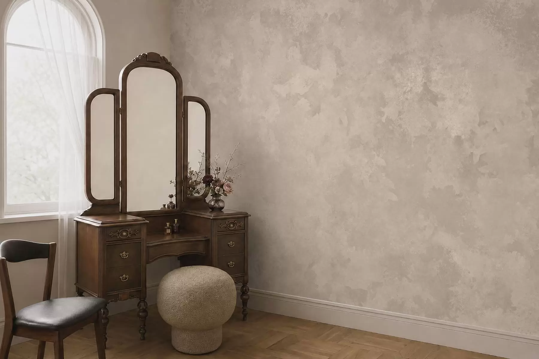 wall murals Топла бадем беж текстура са меким природним тоналним прелазима w05814