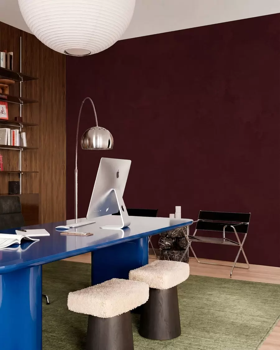 wall murals Дубоки тон винске трешње са меком баршунастом текстуром завршнице w05814v2