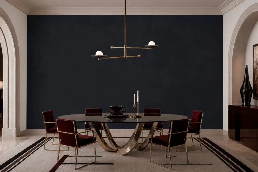 wall murals Тамни графитни тон са меком текстуром и мутним тоналним прелазима w05814v5
