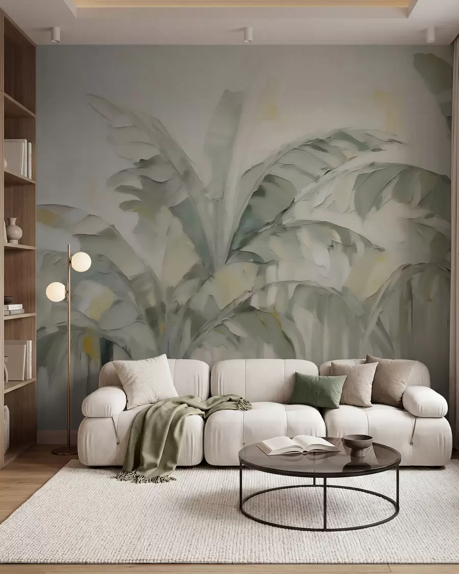 wall murals Апстрактни палмини листови, имитација слике w05826