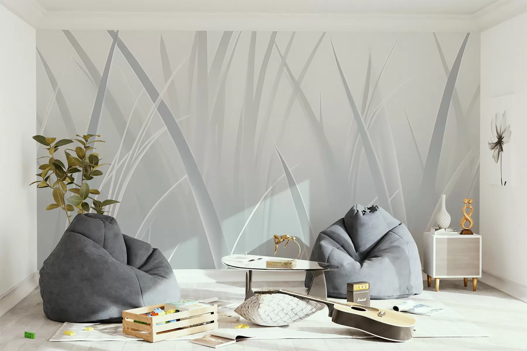 wall murals Трава, оштро лишће w05836