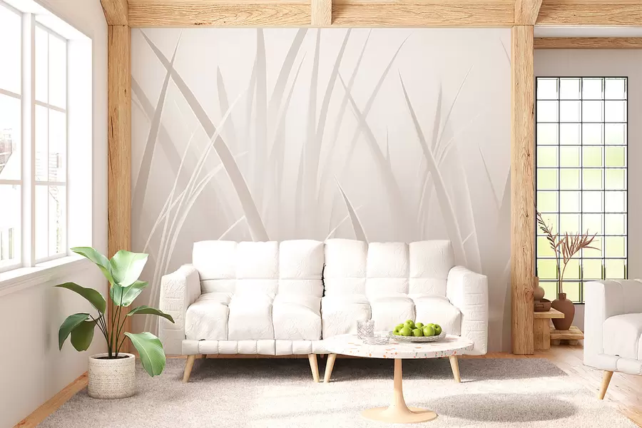 wall murals Трава, оштро лишће w05836v1