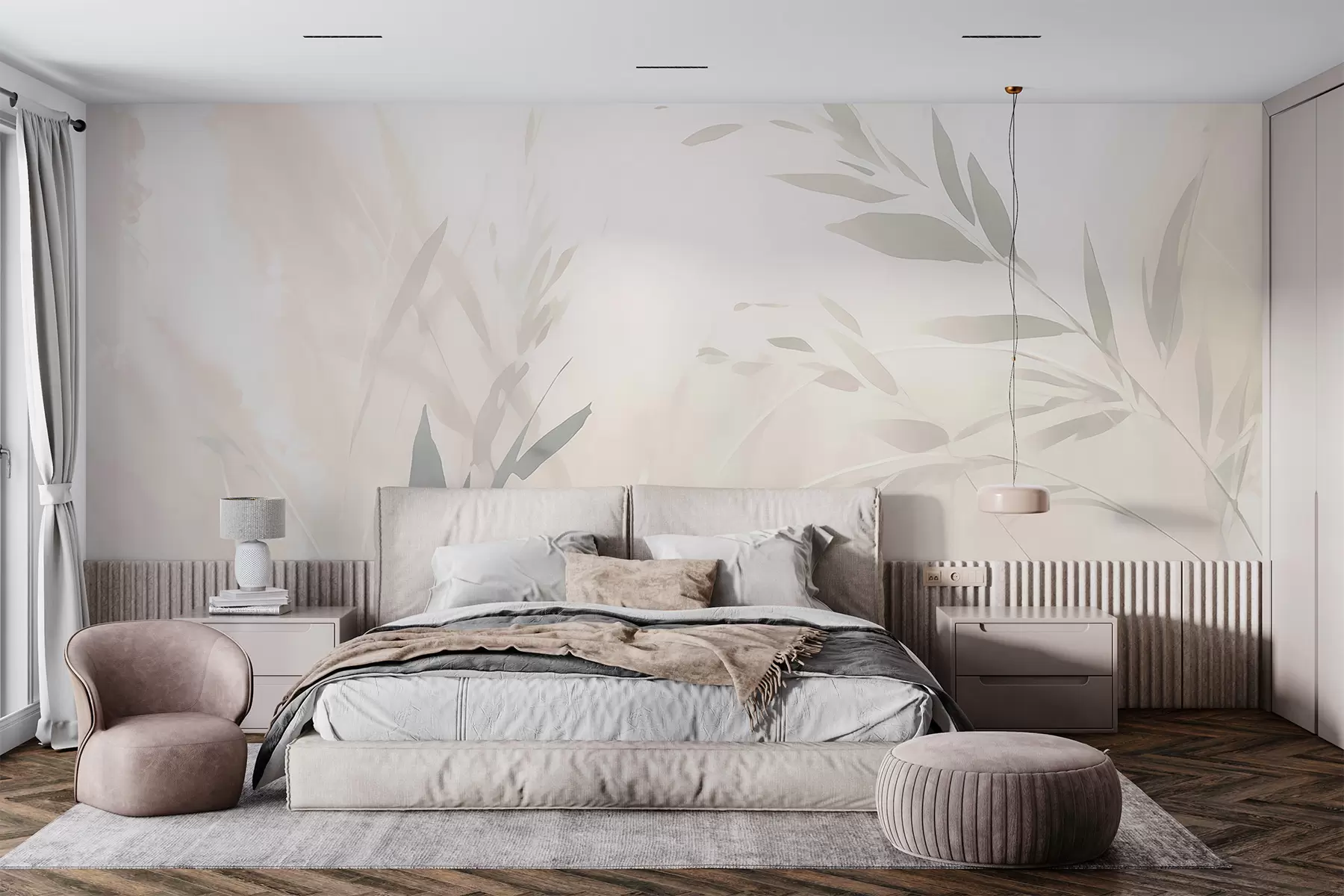 wall murals Трава, оштро лишће w05837