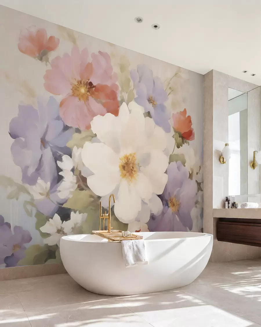 wall murals Апстрактно цвеће w05850
