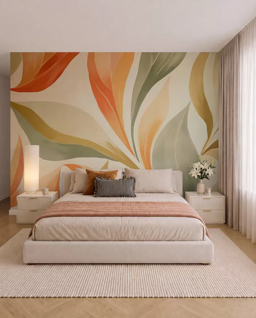 wall murals Шпиљасти листови w05839