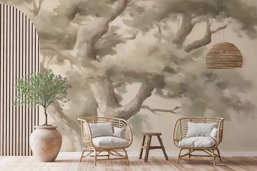 wall murals Апстрактно дрво, имитација слике w05875