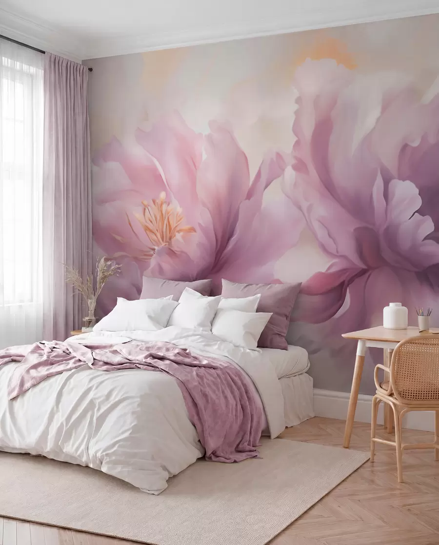 wall murals Велики цветови божура w05797