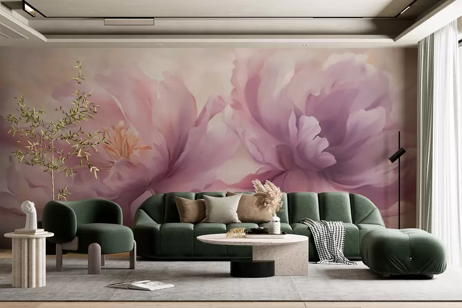 wall murals Велики цветови божура w05797