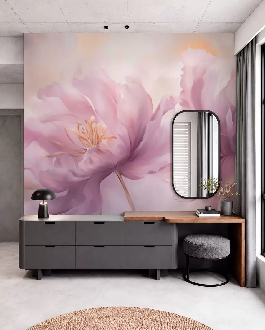wall murals Велики цветови божура w05797