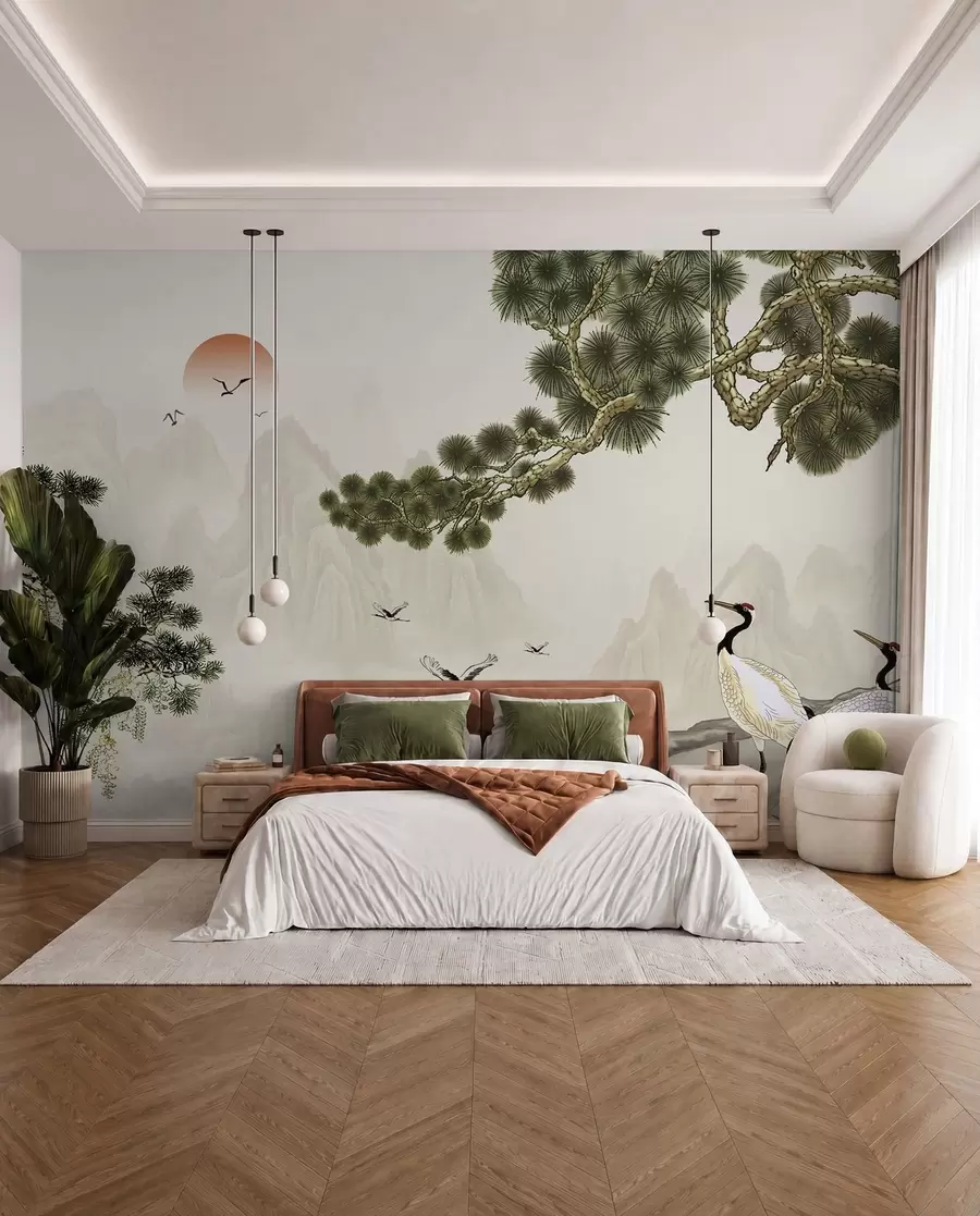 wall murals Планине, роде испод бора u34508