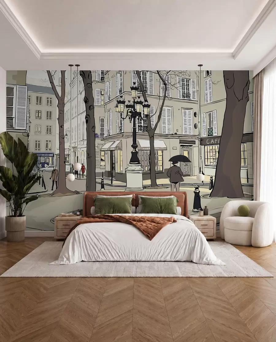 wall murals Зграда, прозорска и инфраструктура u55549