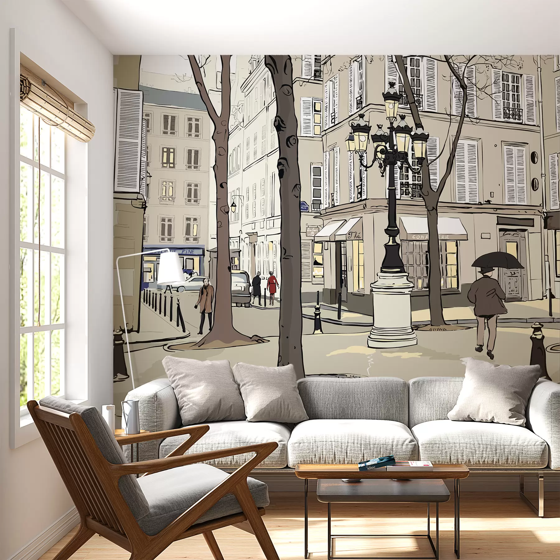 wall murals Зграда, прозорска и инфраструктура u55549
