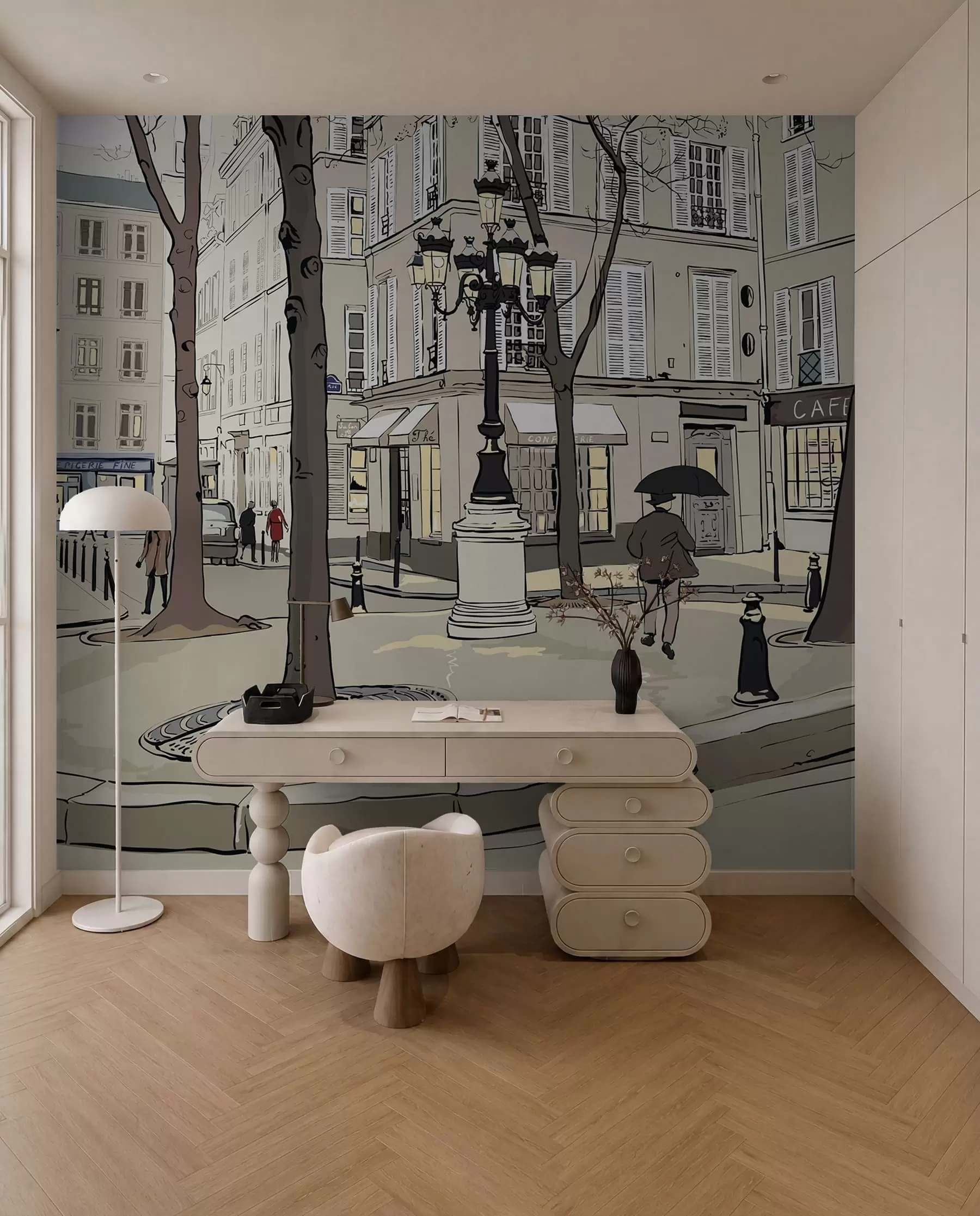 wall murals Зграда, прозорска и инфраструктура u55549