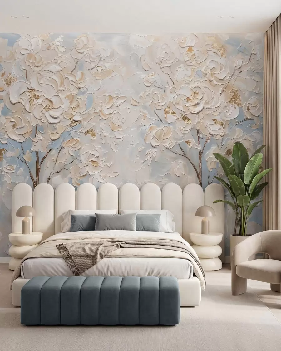 wall murals Slojevi cveća w10039