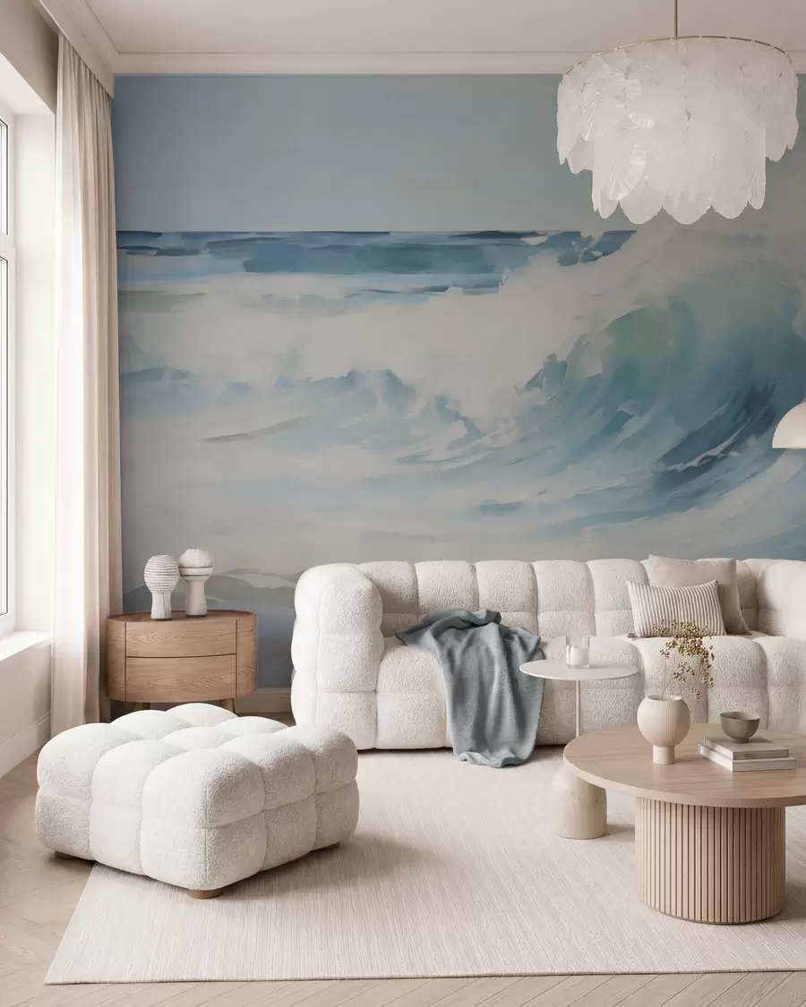 wall murals Таласи, имитација сликарства w05899