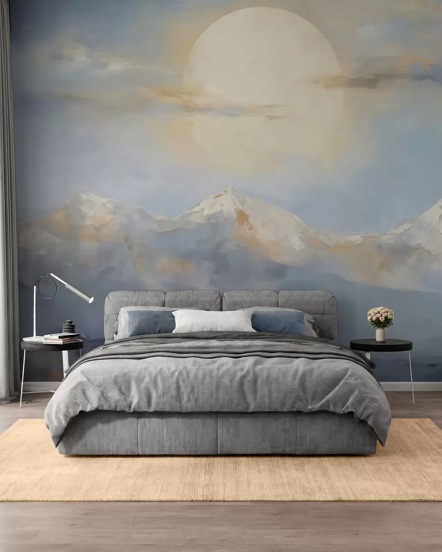 wall murals Апстрактне планине, имитација слике w05903