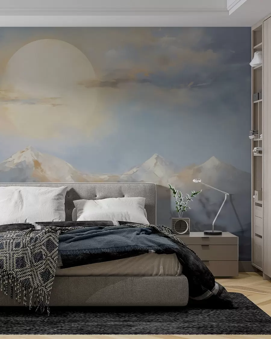 wall murals Апстрактне планине, имитација слике w05903