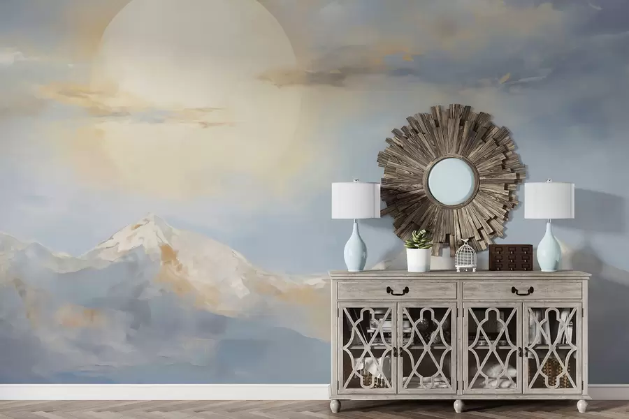 wall murals Апстрактне планине, имитација слике w05903