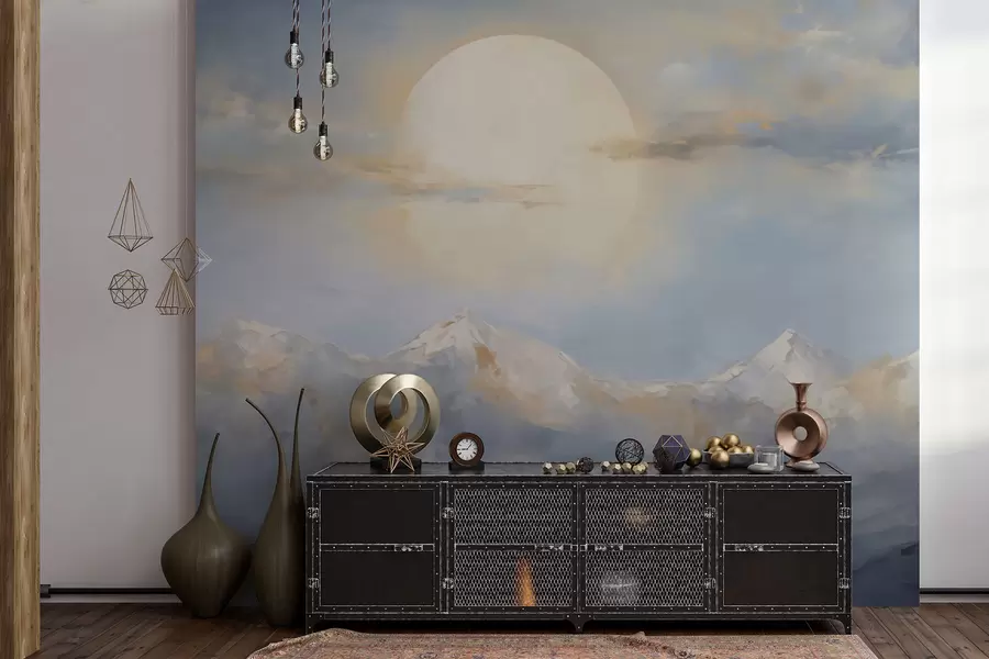 wall murals Апстрактне планине, имитација слике w05903