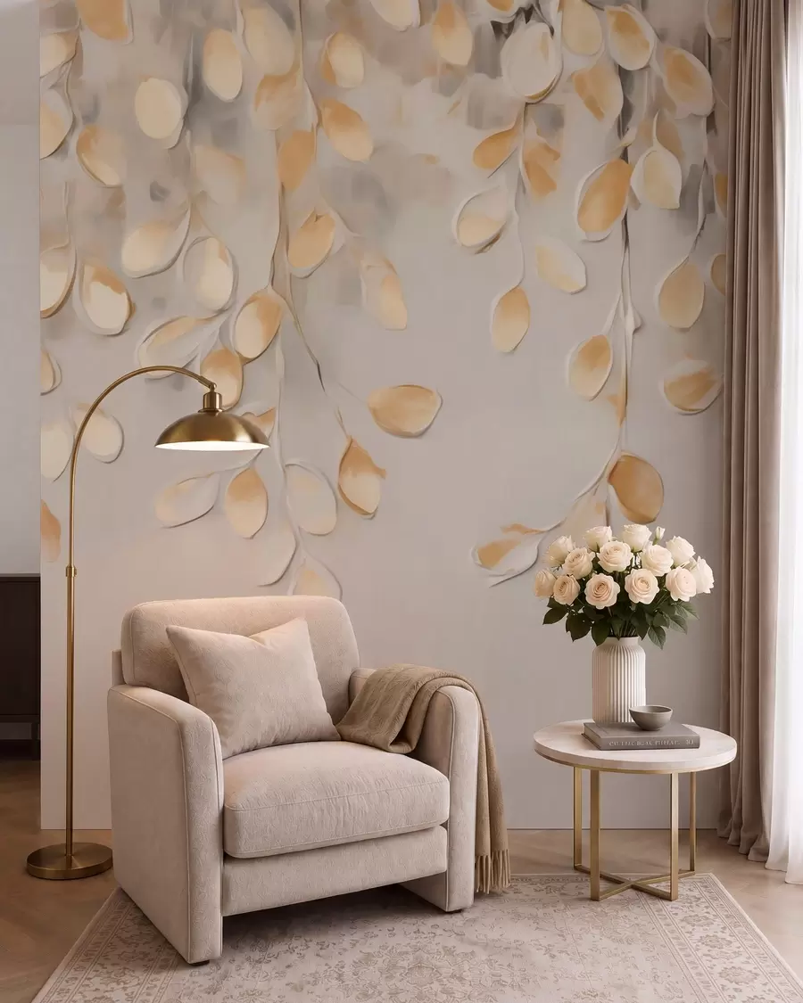 wall murals Апстрактно висеће лишће w05900