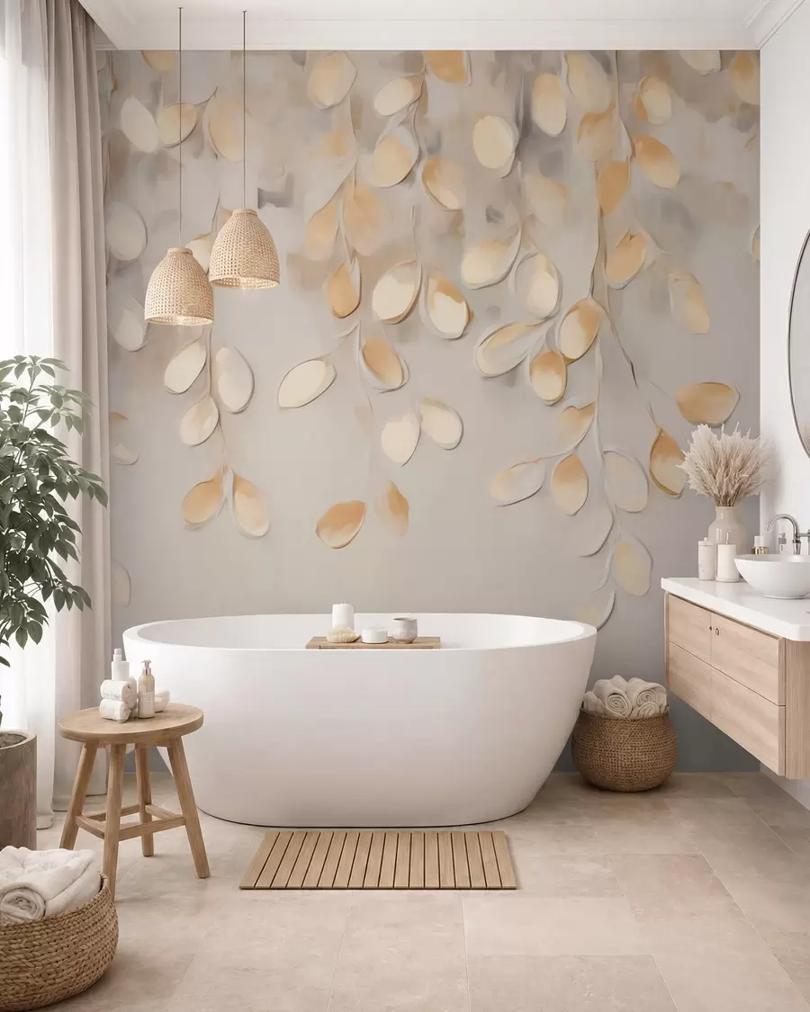 wall murals Апстрактно висеће лишће w05900