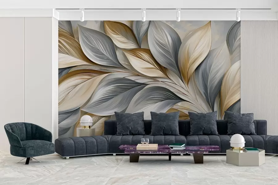 wall murals Премиум закривљени листови у сликовитом стилу w10076
