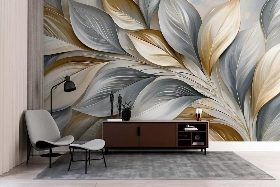 wall murals Премиум закривљени листови у сликовитом стилу w10076